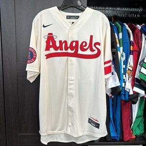 Los Angeles Angels Anthony Rendon Nike Cream City Connect Replica Player Jersey